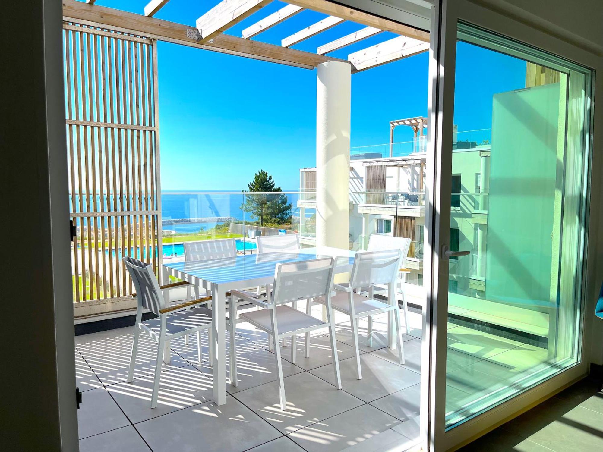 Mar A Vista - Condominium With Pool, Gym And Sea Views Nazaré Kültér fotó