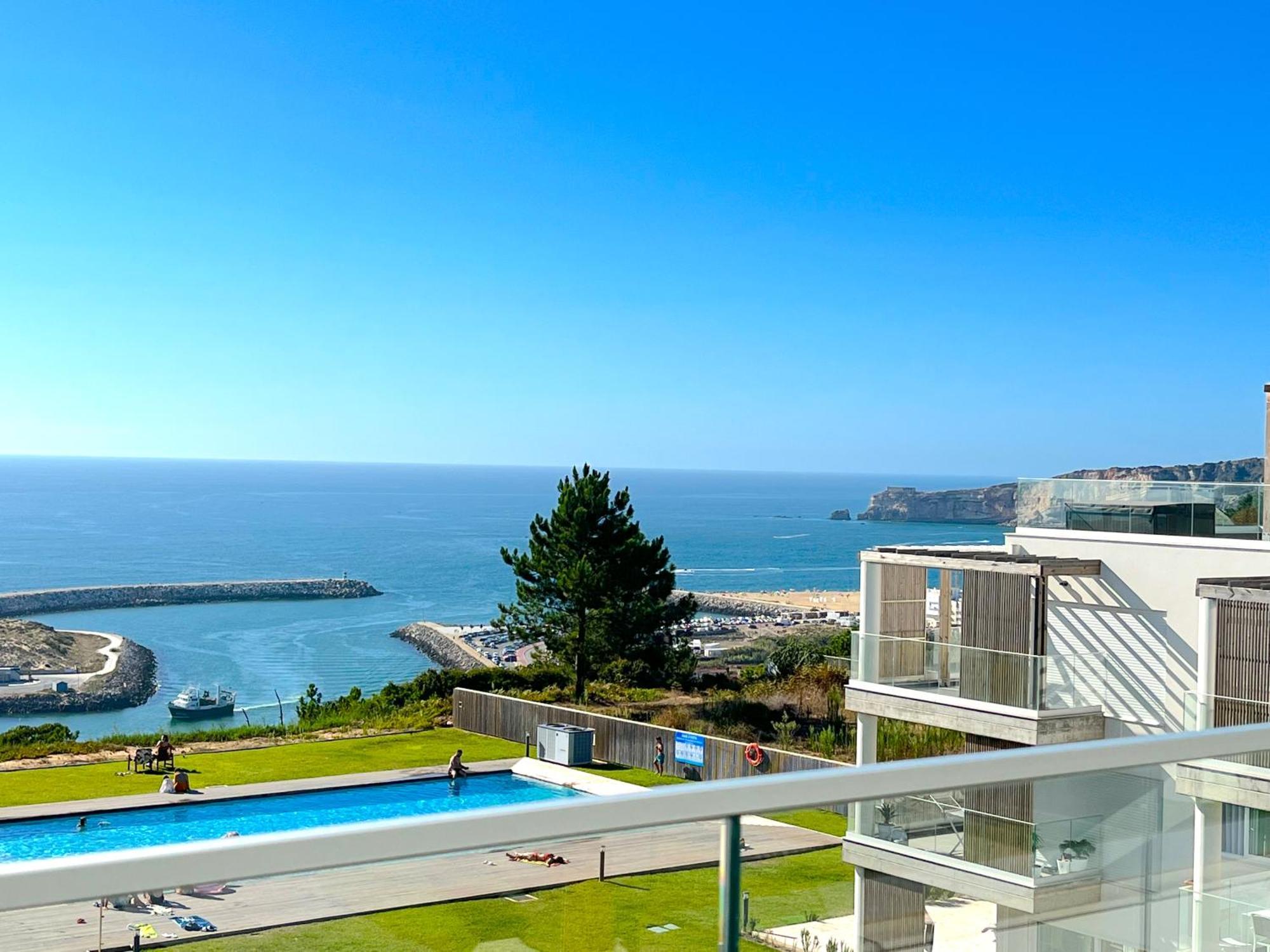 Mar A Vista - Condominium With Pool, Gym And Sea Views Nazaré Kültér fotó