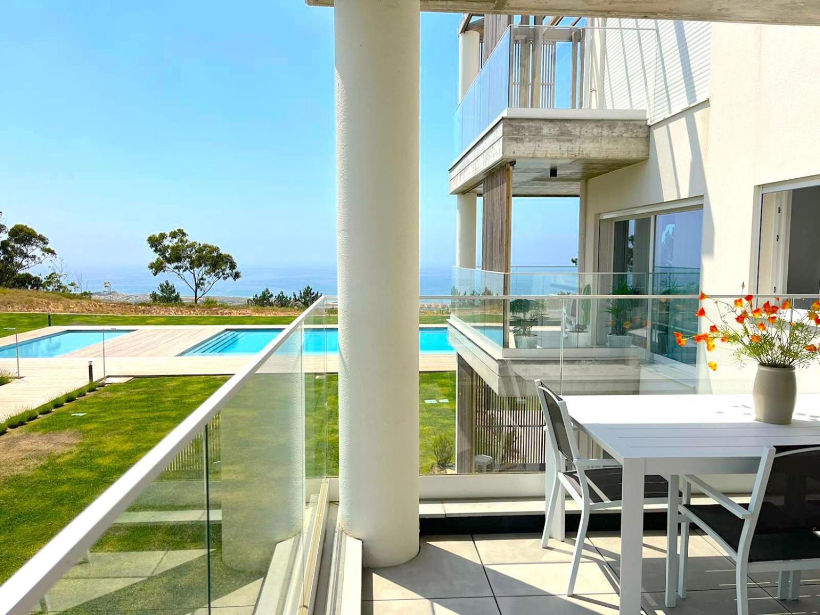 Mar A Vista - Condominium With Pool, Gym And Sea Views Nazaré Kültér fotó