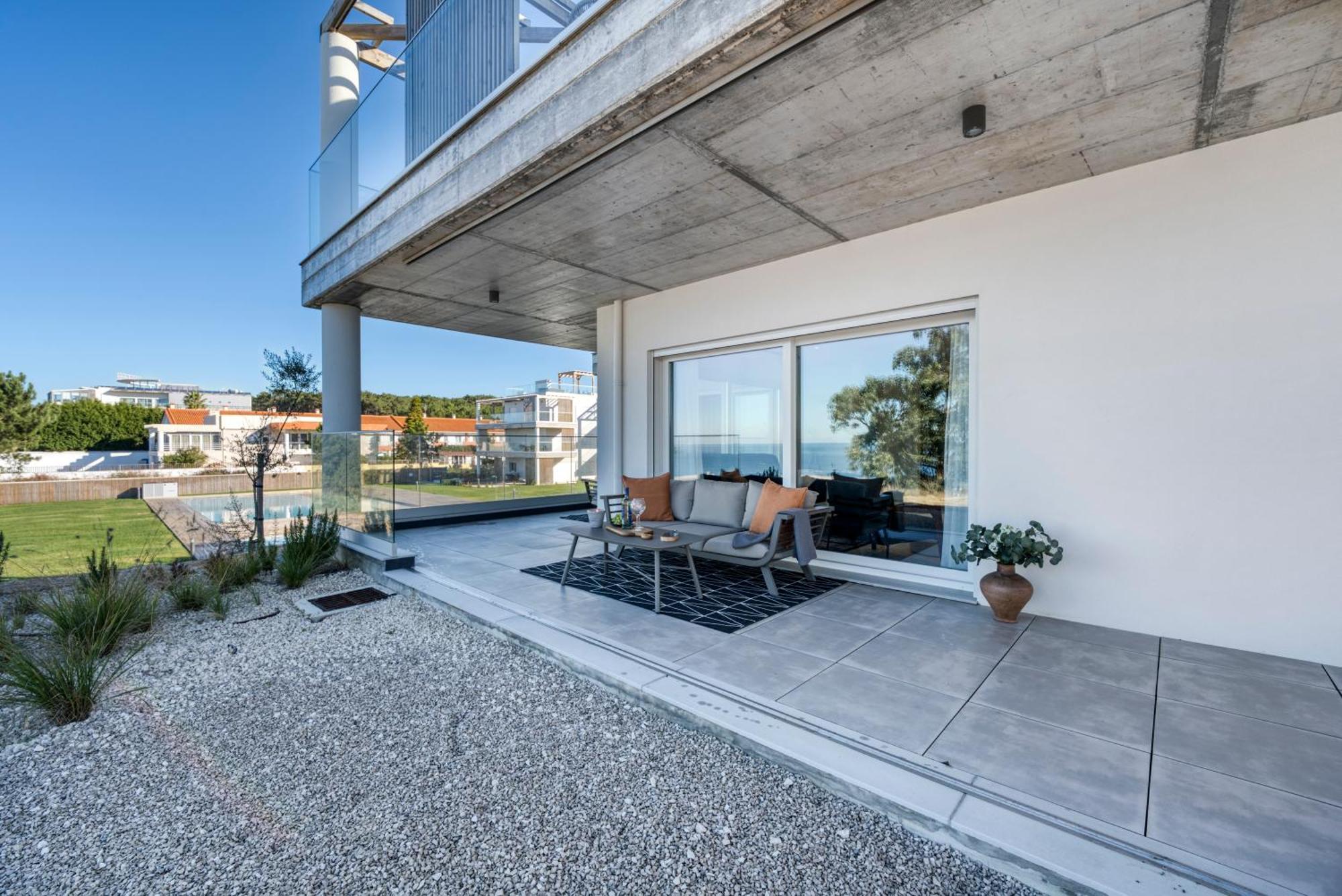 Mar A Vista - Condominium With Pool, Gym And Sea Views Nazaré Szoba fotó