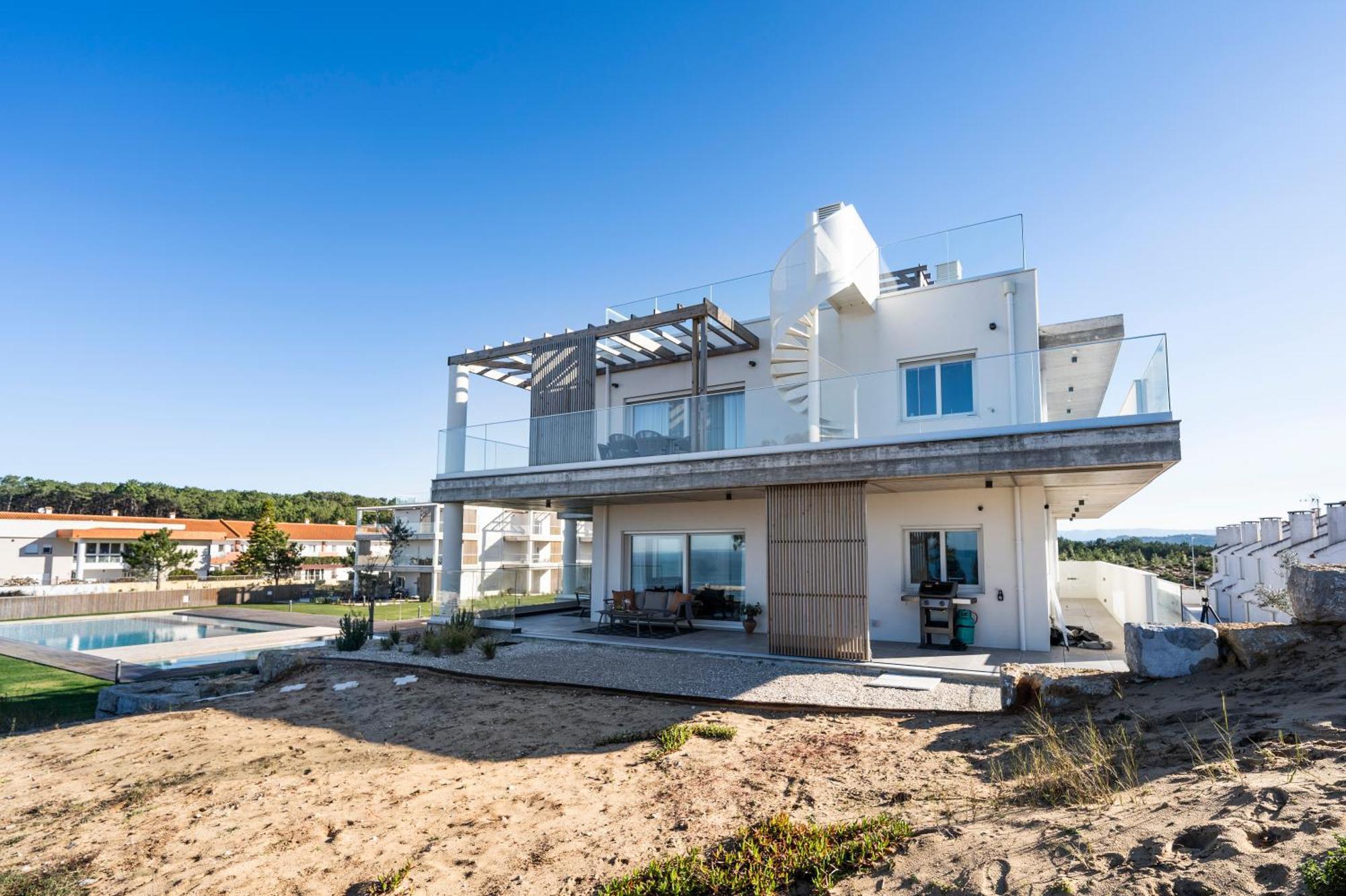 Mar A Vista - Condominium With Pool, Gym And Sea Views Nazaré Szoba fotó